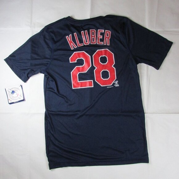 Youth XL (18/20) Genuine Merchandise Baseball Kluber Indians Graphic T-Shirt - Picture 2 of 6